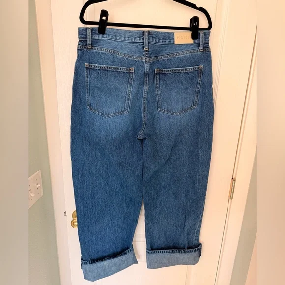 Pistola Dark Blue Ryder Wide Leg Jean - Picture 5 of 6